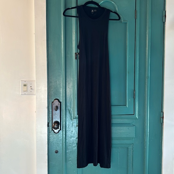 Volcano lightweight T-shirt dress black size S 4/6. NWOT - Picture 1 of 4